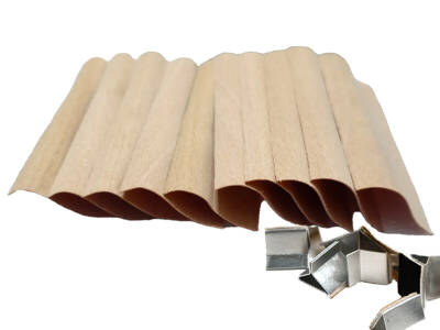 S Model Ahşap Mum Fitili + Yapışkanlı Sehpası 50 Adet - 2