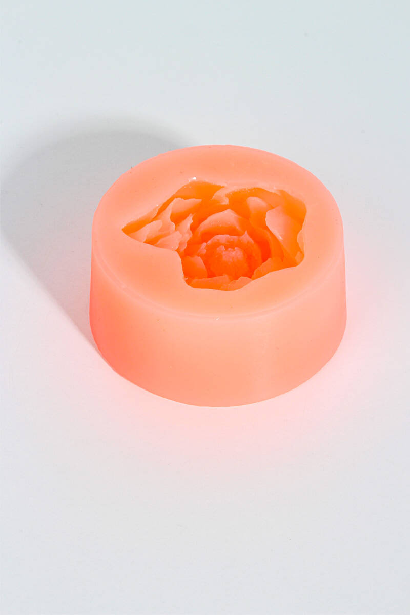 Şakayık Gül Silikon Mum Kalıbı KHM268 - 2