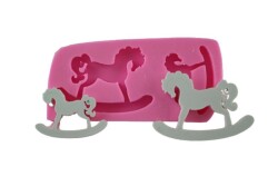 Sallanan İkili At Silikon Kalıbı HA-41 - 