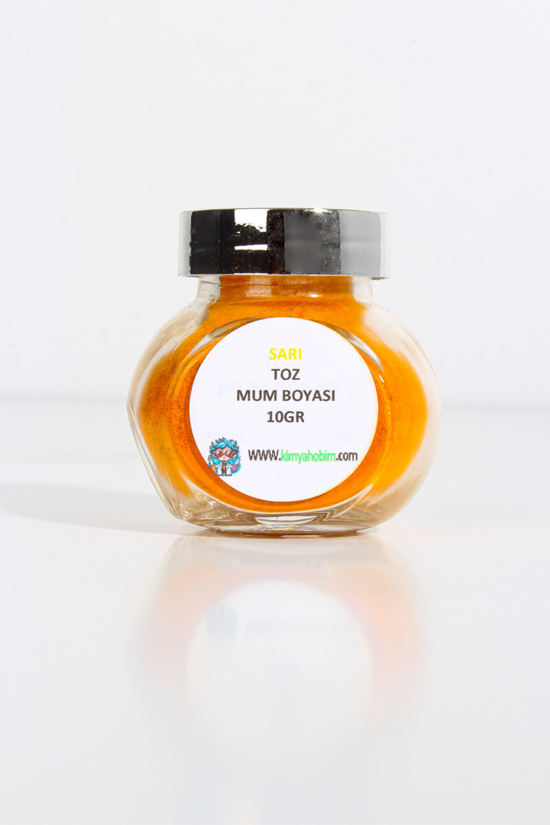 Sarı Toz Mum Boyası 10GR - 