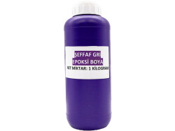 Şeffaf Gri Epoksi Boya 1 KG - 