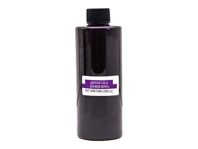 Şeffaf Lila Epoksi Boya 250 CC - 1