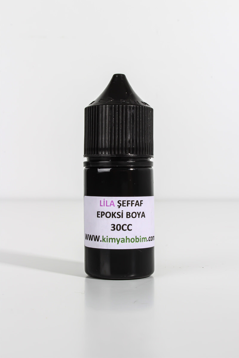 Şeffaf Lila Epoksi Boya 30CC - 