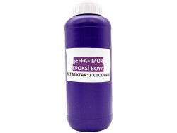Şeffaf Mor Epoksi Boya 1 KG - 