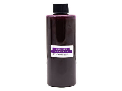 Şeffaf Mor Epoksi Boya 250 CC - 1