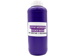 Şeffaf Mürdüm Epoksi Boya 1 KG - 