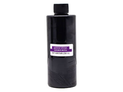 Şeffaf Siyah Epoksi Boya 250 CC - 1