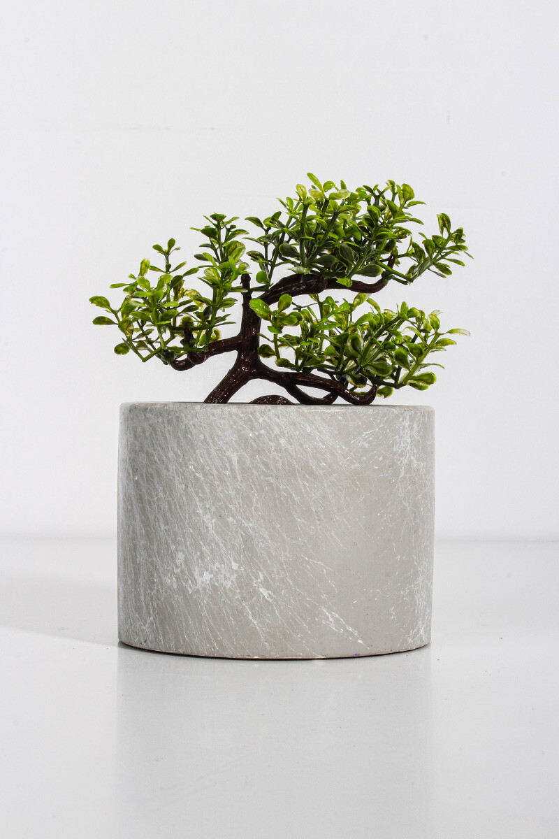 Silindir Sukulent Beton Taş Tozu Silikon Kalıbı KHB32 - 