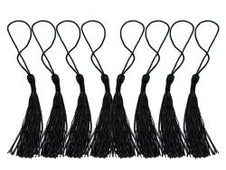 Siyah Püskül 8 Adet - 