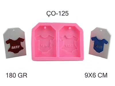 Tabanlık İkili Silikon Kalıbı ÇO-125 - 1