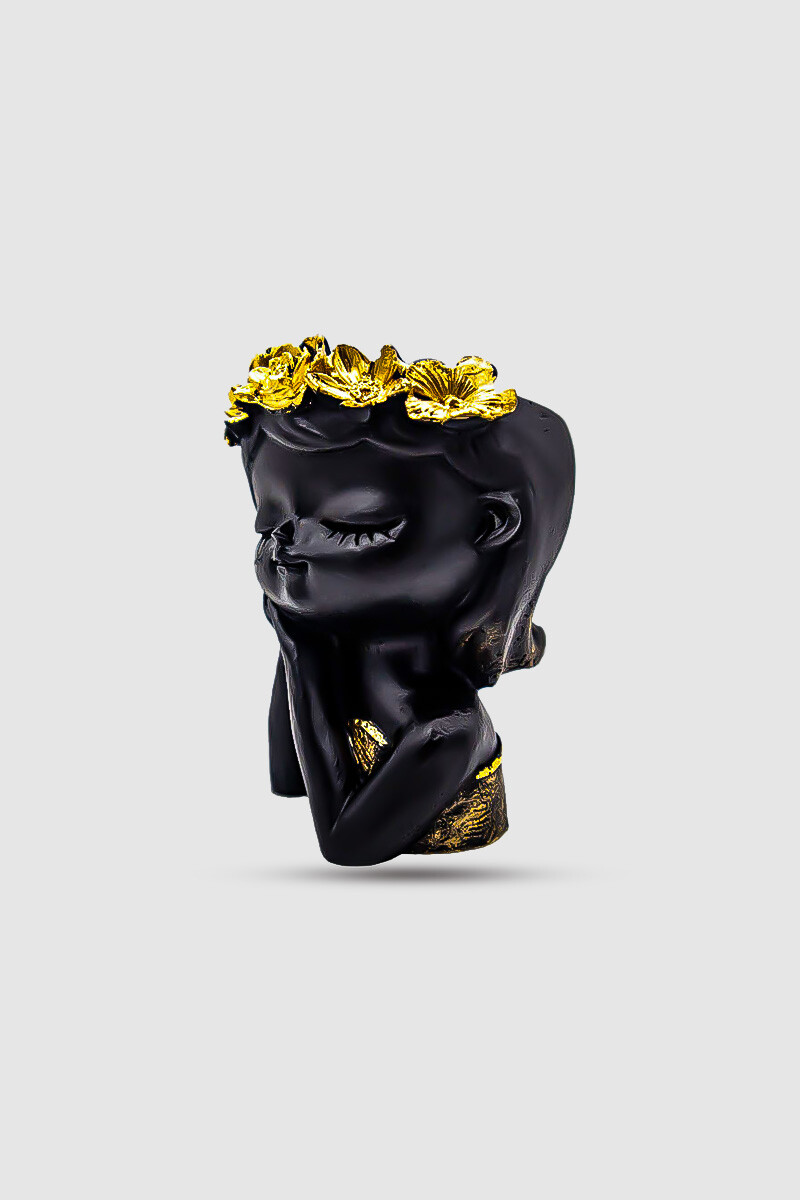 Taç Detaylı Kız Figür Beton Taş Tozu Silikon Kalıbı KHB100 - 3