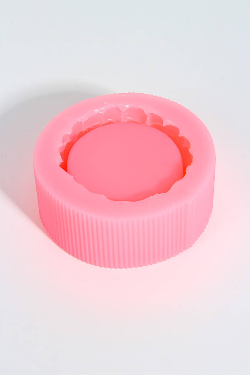 Taş Desenli Yuvarlak Sukulent Beton Taş Tozu Silikon Kalıbı KHB136 - 4