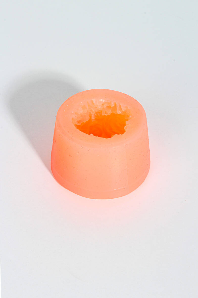 Yuvarlak Gül Silikon Mum Kalıbı KHGUL04 - 3