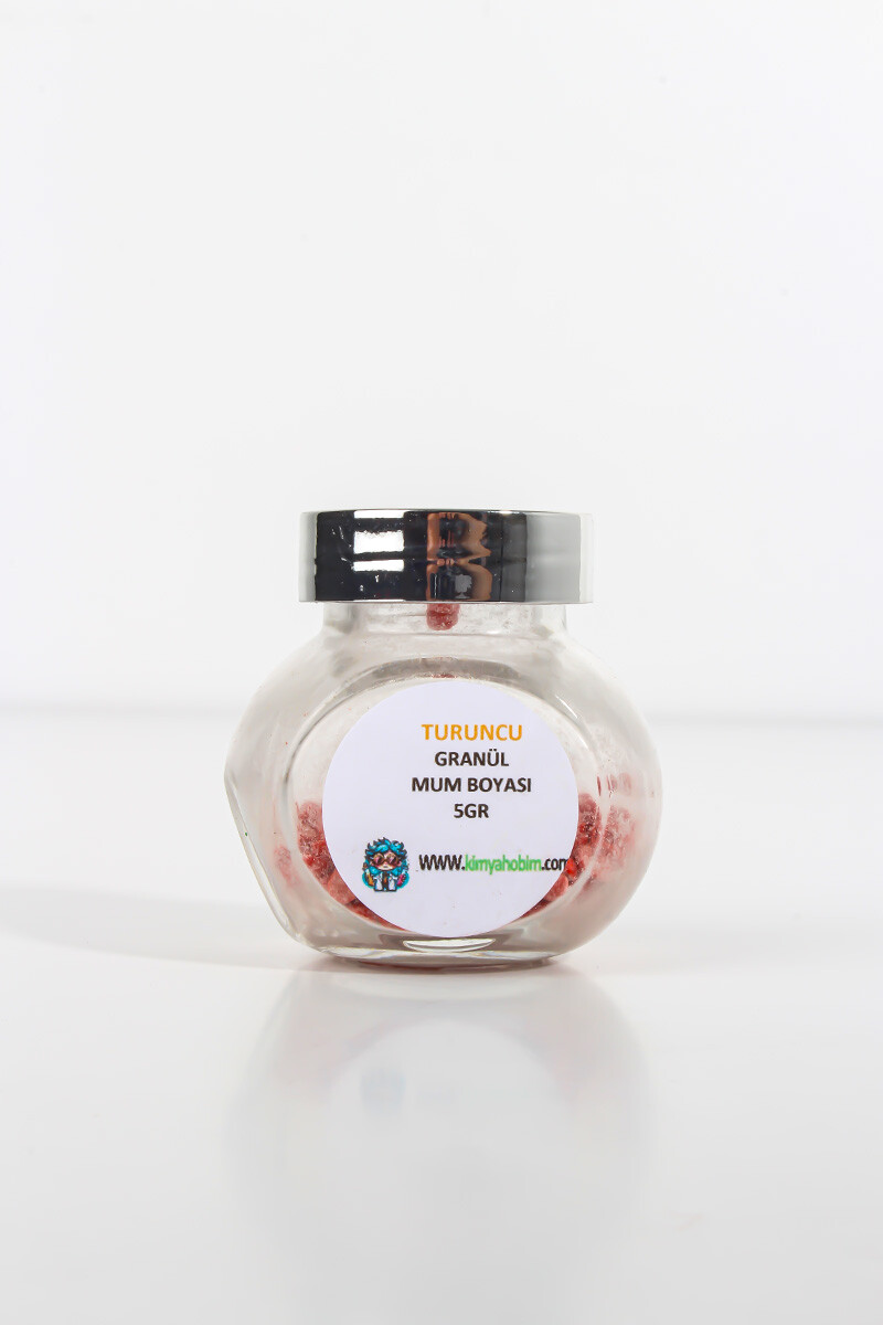 Turuncu Granül Mum Boyası 5GR - 