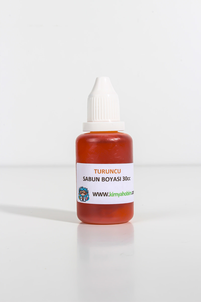 Turuncu Sıvı Sabun Boyası 30CC - 