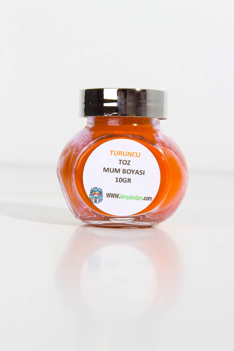 Turuncu Toz Mum Boyası 10GR - 1