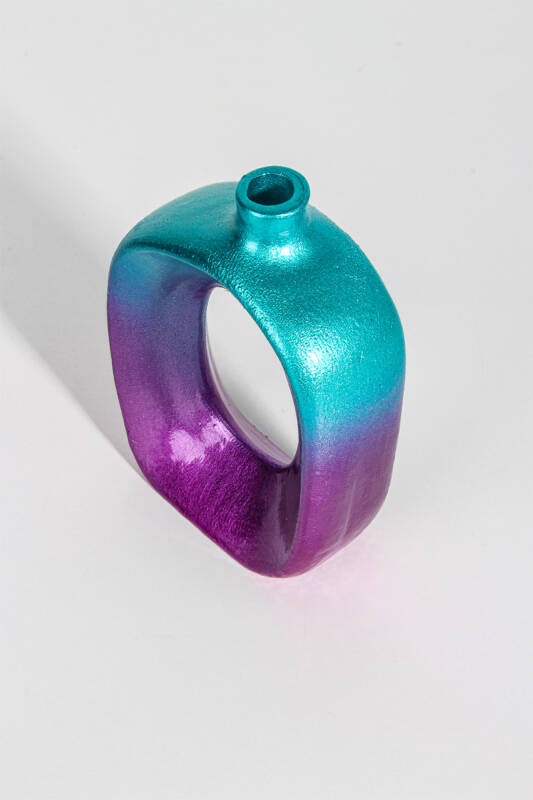 Vazo Biblo Dekoratif Beton Taş Tozu Silikon Kalıbı KHB122 - 3