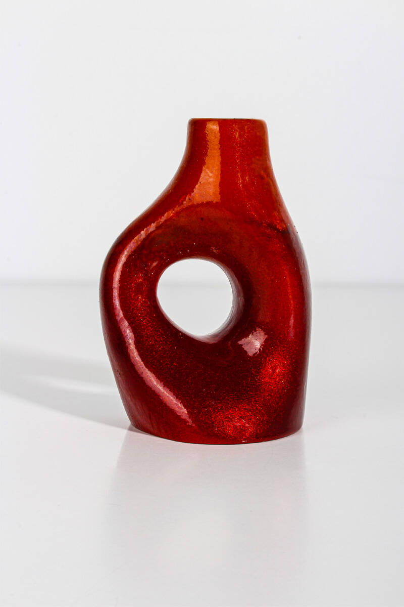 Vazo Biblo Dekoratif Beton Taş Tozu Silikon Kalıbı KHB124 - 1