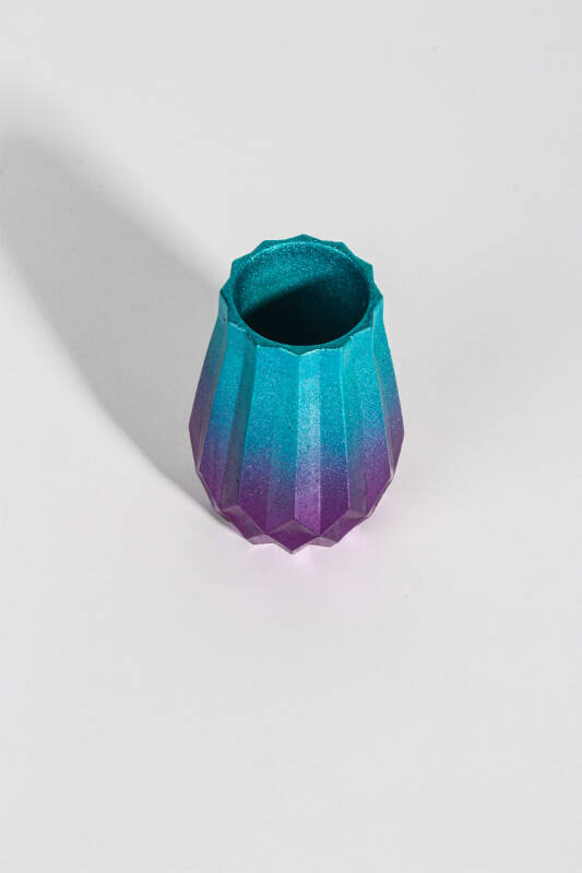 Vazo Dekoratif Sukulent Beton Taş Tozu Silikon Kalıbı KHB131 - 3