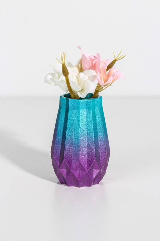 Vazo Dekoratif Sukulent Beton Taş Tozu Silikon Kalıbı KHB131 - 2