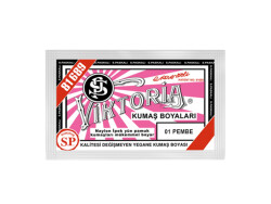 Viktoria Kumaş Boyası 1 Pembe Renk - 