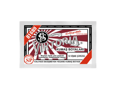 Viktoria Kumaş Boyası 10 Vişne Renk - 1