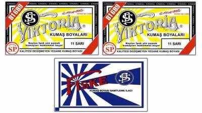 Viktoria Kumaş Boyası 11 Sarı Renk 2 Adet + Fiske Sabitleme İlacı - 1