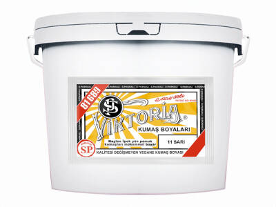 Viktoria Kumaş Boyası 11 Sarı Renk 5 Kg - 1