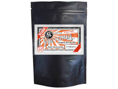 Viktoria Kumaş Boyası 12 Turuncu Renk 1 Kg - 1