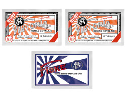 Viktoria Kumaş Boyası 12 Turuncu Renk 2 Adet + Fiske Sabitleme İlacı - 2