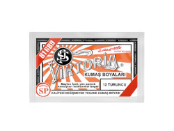 Viktoria Kumaş Boyası 12 Turuncu Renk - 