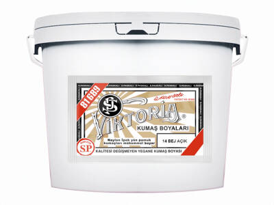 Viktoria Kumaş Boyası 14 Bej Renk 5 Kg - 1