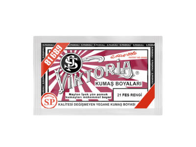 Viktoria Kumaş Boyası 21 Fes Renk - 1