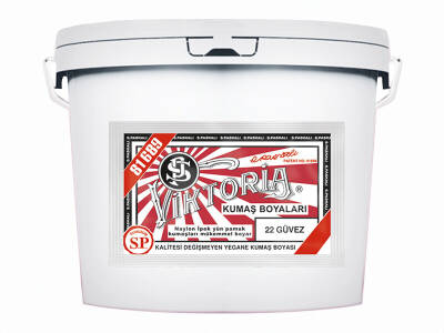 Viktoria Kumaş Boyası 22 Güvez Renk 5 Kg - 1