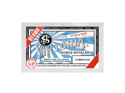 Viktoria Kumaş Boyası 23 Açık Mavi Renk - 1