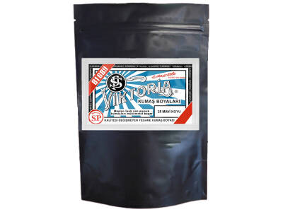 Viktoria Kumaş Boyası 25 Koyu Mavi Renk 1 Kg - 1