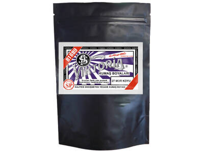 Viktoria Kumaş Boyası 27 Mor Koyu Renk 1 Kg - 1