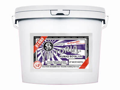 Viktoria Kumaş Boyası 27 Mor Koyu Renk 5 Kg - 1
