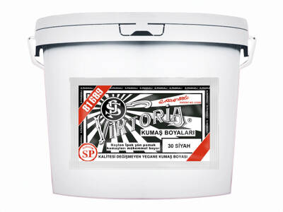 Viktoria Kumaş Boyası 30 Siyah Renk 5 Kg - 1