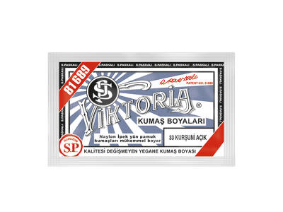 Viktoria Kumaş Boyası 33 Kurşuni Açık Renk - 1