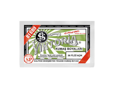 Viktoria Kumaş Boyası 36 Filizi Açık Renk - 1