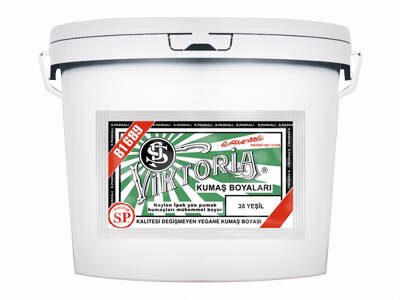 Viktoria Kumaş Boyası 38 Yeşil Renk 5 Kg - 1