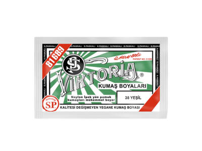 Viktoria Kumaş Boyası 38 Yeşil Renk - 1