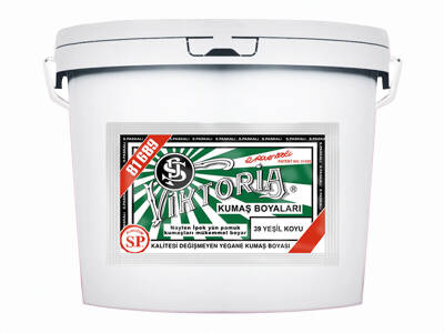 Viktoria Kumaş Boyası 39 Koyu Yeşil Renk 5 Kg - 1