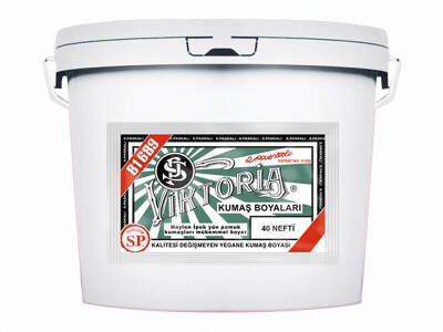 Viktoria Kumaş Boyası 40 Nefti Renk 5 Kg - 1