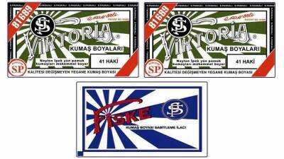 Viktoria Kumaş Boyası 41 Haki Renk 2 Adet + Fiske Sabitleme İlacı - 1