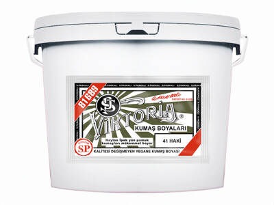 Viktoria Kumaş Boyası 41 Haki Renk 5 Kg - 1