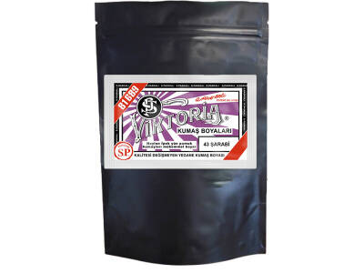 Viktoria Kumaş Boyası 43 Şarabi Renk 1 Kg - 1