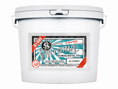 Viktoria Kumaş Boyası 45 Zümrüt Renk 5 Kg - 1
