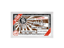 Viktoria Kumaş Boyası 52 Yanık Kahve Renk - 